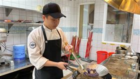 新竹市,王冠中,餐飲興趣,立志,當大廚(圖/中央社)