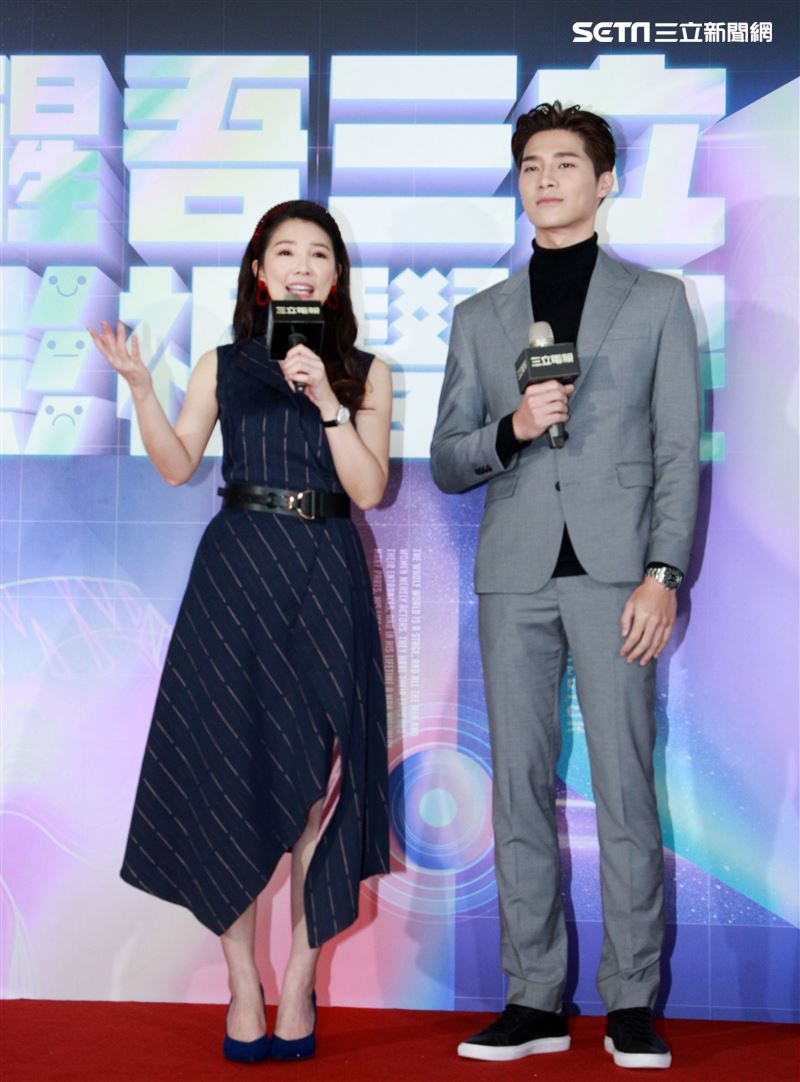 林書煒、宋緯恩擔任「醒吾三立影視學院」大使。（記者邱榮吉/攝影）