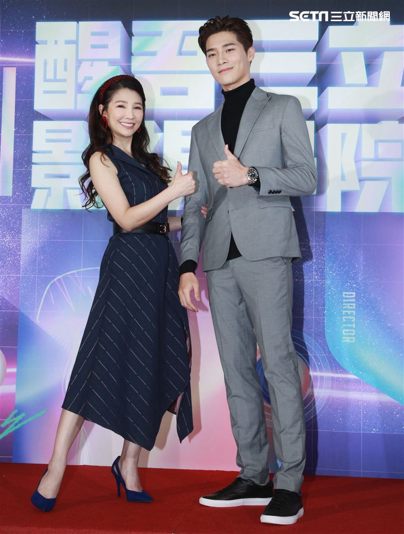 林書煒、宋緯恩擔任「醒吾三立影視學院」大使。（記者邱榮吉/攝影）