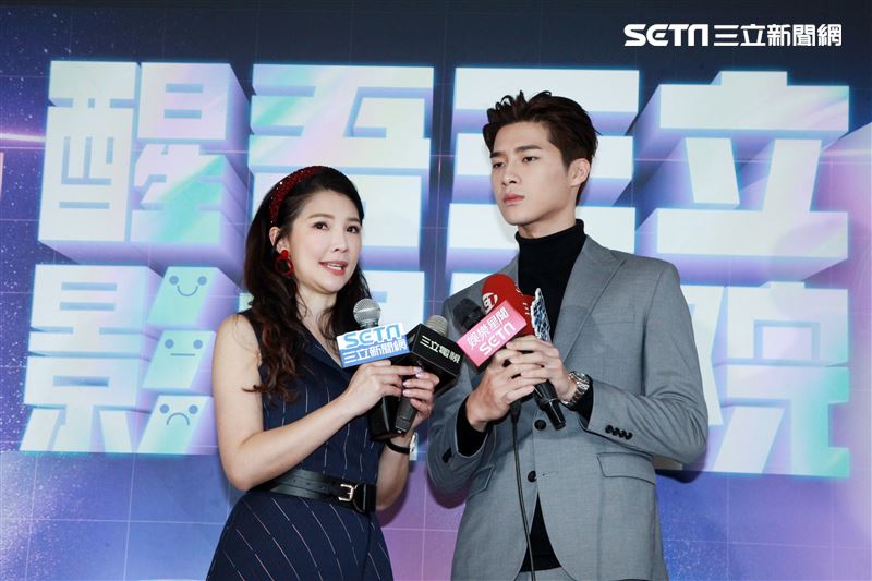 林書煒、宋緯恩擔任「醒吾三立影視學院」大使。（記者邱榮吉/攝影）