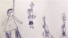 小孩,學生,畫圖,老師,童言童語,誤會(圖/翻攝自爆笑公社)