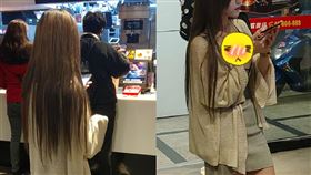 麥當勞,胸器,大麥克,長髮(翻攝自加藤軍路邊隨手拍)