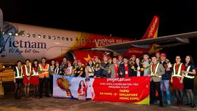 ▲越捷航空正式開通台北至峴港新航線（圖／越捷航空提供）
