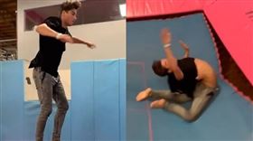 蹦床,美國,洛杉磯,背。（圖／翻攝自gavinsflips IG)