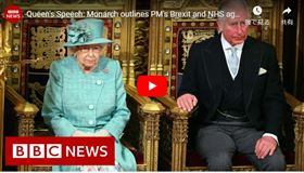 英國女王伊麗莎白二世今天發表「御座致辭」（Queen's Speech）(youtube截圖）