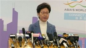 中國,習近平,力挺,林鄭月娥,止暴制亂(圖/中央社)