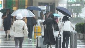 中央氣象局,水氣增,雨區擴大,東北部,留意雨勢(示意圖／邱榮吉攝影)