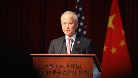 中國駐美大使,崔天凱,美國,干預香港,欲破壞,一國兩制(圖/中央社)