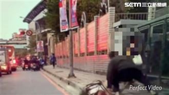 辣媽遇惡運將！飆髒話還被拉倒害毀容