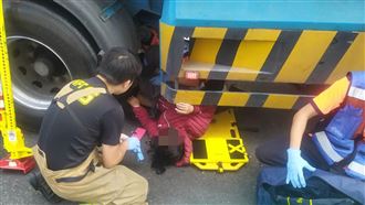 奪命內輪差畫面曝光！騎士差一秒爆頭