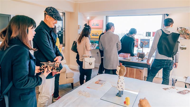 藝術台北邀丁春誠　飯店房間當展間