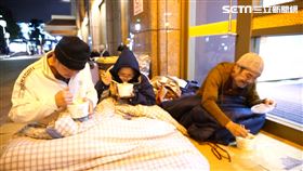 聖誕節,社福,人安基金會,平安站,聖誕老人,街友,寒士,愛心
圖／楊博喻提供