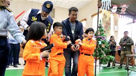 （圖／海巡署提供）小小海巡體驗營