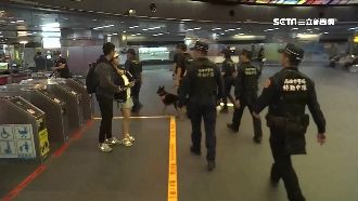 挺罷韓防衝突！141警進駐美麗島站