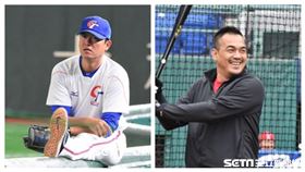 陳金鋒、王建民（圖/記者黃泓哲攝影
）