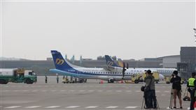 台中機場國內航廈改善工程開工台中國際機場近年客運量快速成長，航廈容量使用已趨飽和，民航局規劃台中國際機場國內航廈整體改善工程，18日開工動土。中央社記者蘇木春攝　108年11月18日