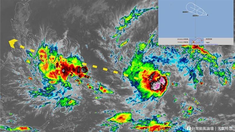 颱風「巴逢」恐形成！可能路徑曝光