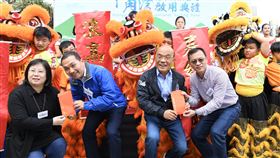 行政院長蘇貞昌22日出席新北市金山中角灣國際衝浪基地啟用典禮。(圖/行政院提供)