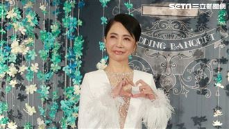柴智屏囍嫁愛女！穿開高衩禮服超辣