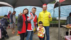 親子嘉年華活動登場　張銘祐游錫堃與民眾提前歡度聖誕