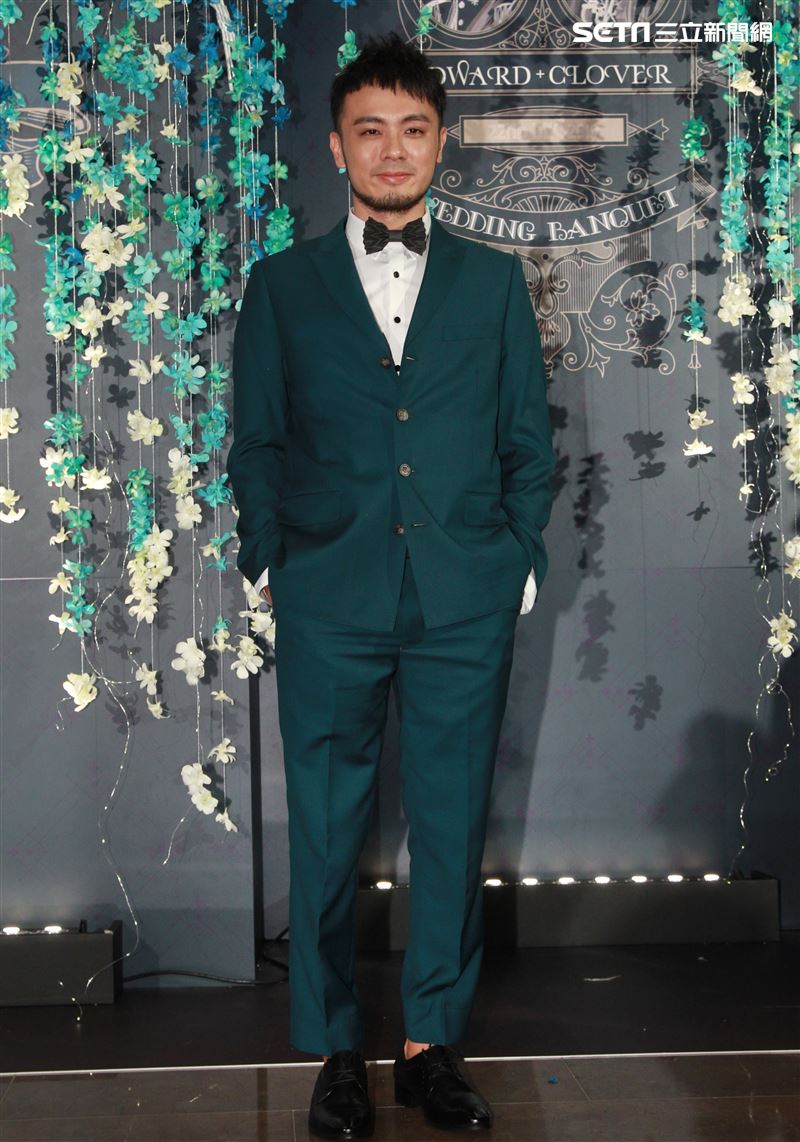 柴智屏女婿陳子豪（Edward）。（記者邱榮吉/攝影）