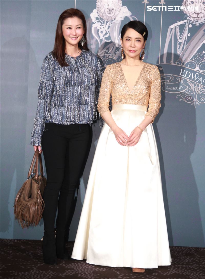 陳珮琪出席柴智屏女兒婚宴。（記者邱榮吉/攝影）