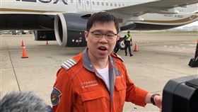 張國煒駕A321neo 二號機(2號機)回台 桃機畫面
記者陳啟明攝影