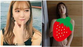 日本混血女星，藤田妮可，大秀側乳性感好身材。（圖／翻攝自IG）