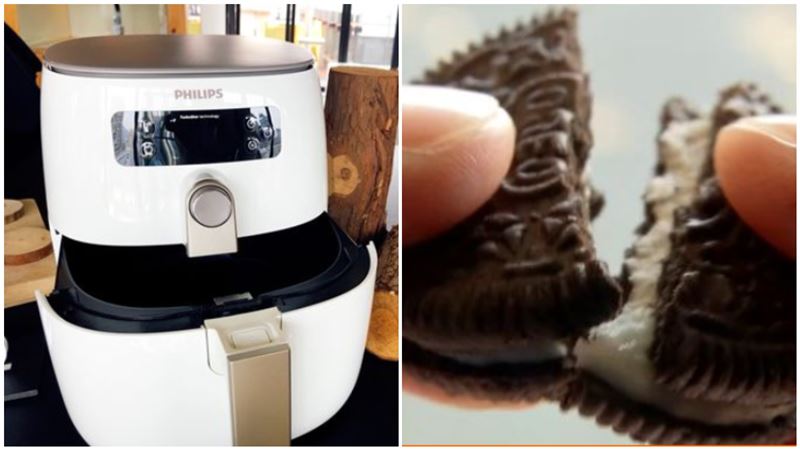 她做氣炸鍋Oreo　成品出爐網驚呆