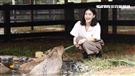 鍾瑶擔任埔心牧場「水豚君入村記者會」活動大使（圖／記者林聖凱攝影）