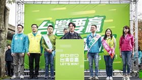 民進黨副總統候選人賴清德輔選。（圖／蔡競辦提供）
