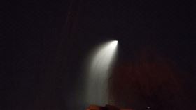 北京上空現異象　解放軍或秘密測試尖端武器
圖／翻攝自微博