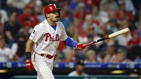 ▲印地安人1年625萬簽下赫南德茲（Cesar Hernandez）。（圖／美聯社／達志影像）