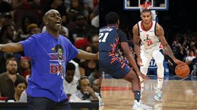 ▲裴頓二世（Gary Payton II）巫師首秀，10分11籃板5助攻6抄截。（圖／美聯社／翻攝自巫師推特）
