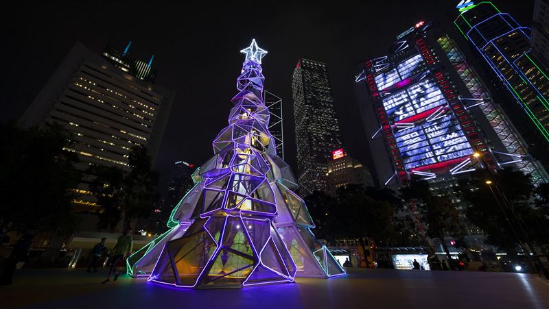 反送中陰霾籠罩　香港耶誕失去光彩