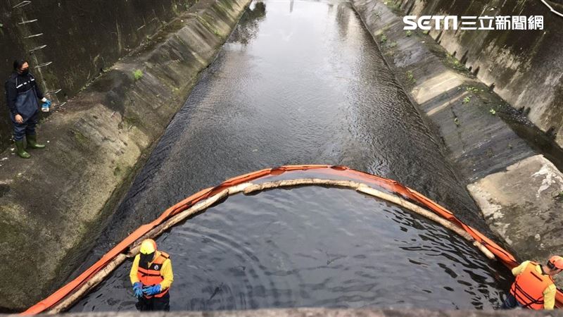 偷倒廢油污染大坑溪 業者遭開罰撤照
