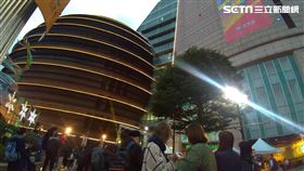 京華城熄燈。（圖／記者陳韋帆攝影）