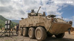 漢光35演習由中研院研發之CM34 30公厘機砲戰鬥車。（圖／記者林士傑攝影）