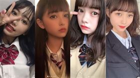 2019日本最可愛女高中生獲獎者。（圖／翻攝自推特、IG）