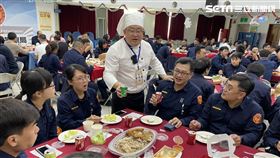 台北,大安分局,聖誕節,大安波麗士,火雞(圖/大安分局提供)