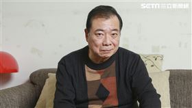 《喜從天降》演員廖峻、小八張允曦一同接受三立新聞網專訪，廖峻兒子廖錦德陪同現身。（圖／記者林士傑攝影）