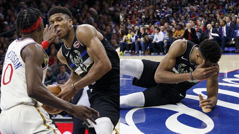 NBA／字母哥打鐵　上籃還被戳眼！