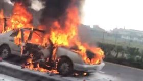 閘道口,火燒車,回堵,中壢,賓士