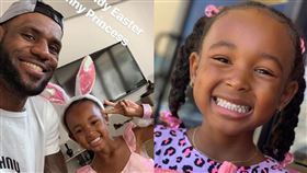 NBA／詹皇愛女開節目…她剛滿5歲
NBA,洛杉磯湖人,LeBron James,Zhuri Nova James,節目
翻攝自IG zhurinovajames