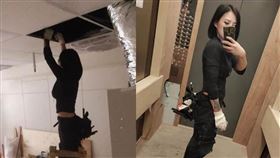 正妹水電工架勢十足 真面目網驚呆
圖／翻攝自加藤軍官方社團臉書