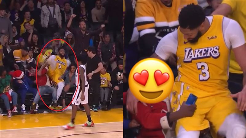 NBA／救人喔！一眉重壓好萊塢巨星