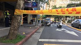 台北市尹姓男子遭人從後狙擊，對方連開4槍打中動脈，導致尹男大量失血，送醫急救仍未脫離險境（翻攝畫面）