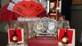 南投縣,紫南宮,鼠來寶錢母,元旦,首波發送(圖/中央社)