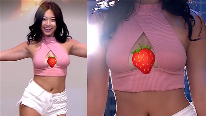 胸前中空炸豪乳！歐美系正妹銷魂扭腰