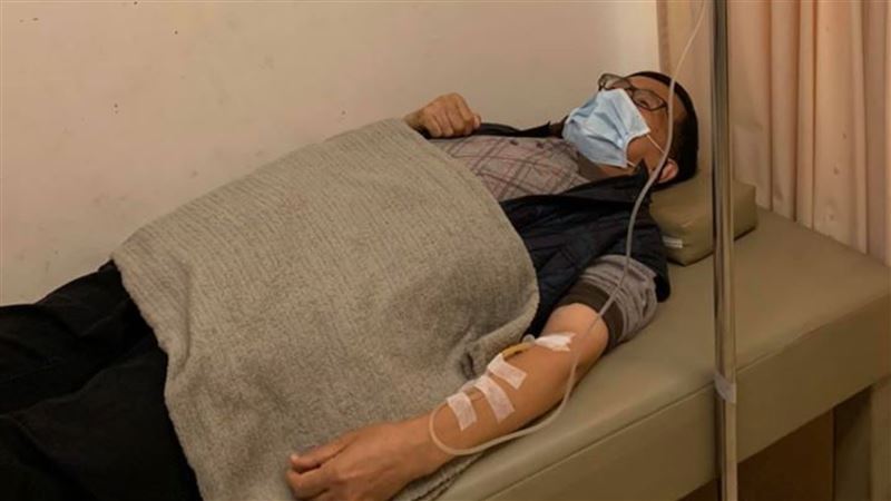 陳水扁急性腸胃炎送醫　憔悴躺床吊點